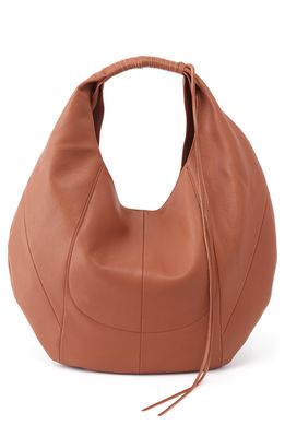 HOBO Eclipse Medium Leather Shoulder Bag in Cashew