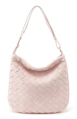 HOBO Merge Leather Shoulder Bag in Pink