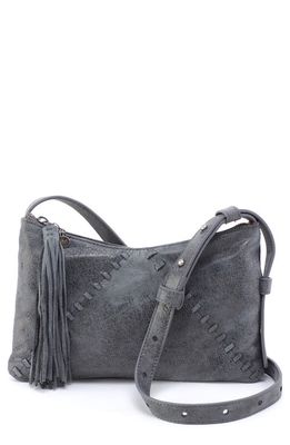 HOBO Paulette Small Leather Crossbody Bag in Grey