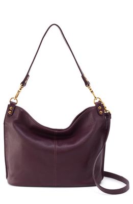 HOBO Pier Leather Tote in Ruby Wine