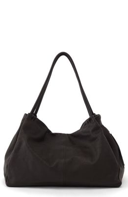 HOBO Prima Leather Shoulder Bag in Black