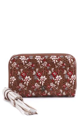 HOBO Small Nila Leather Zip Around Wallet in Ditzy Floral