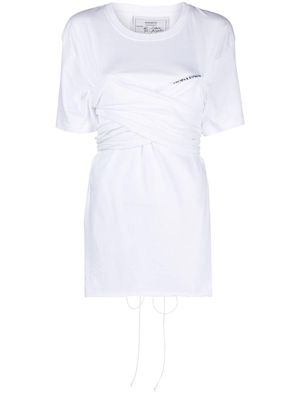HODAKOVA Twist open-back T-shirt - White
