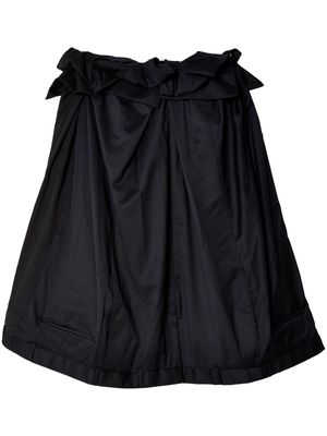 HODAKOVA Upside Down bow-detail miniskirt - Black