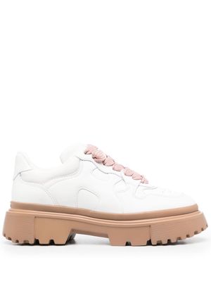 Hogan 45mm chunky lace-up sneakers - White