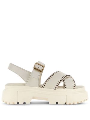 Hogan 55mm leather sandals - B013