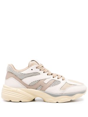 Hogan 665 leather sneakers - Neutrals