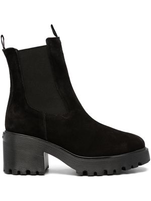 Hogan 70mm leather ankle boots - Black