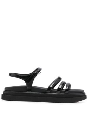 Hogan buckle-strap flat sandals - Black