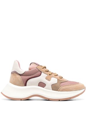 Hogan colour-block sneakers - Pink