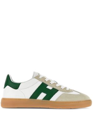 Hogan Cool leather panelled sneakers - Neutrals