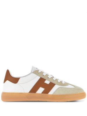 Hogan Cool panelled leather sneakers - Neutrals