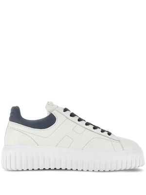 Hogan H-Stripes lace-up sneakers - White