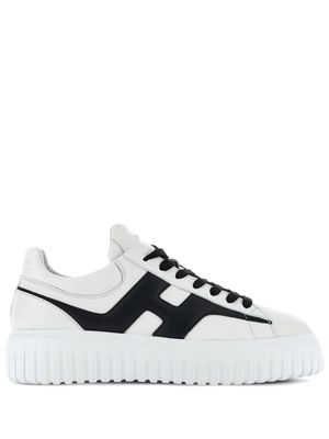 Hogan H-Stripes leather sneakers - Neutrals