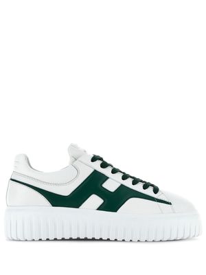 Hogan H-Stripes leather sneakers - White