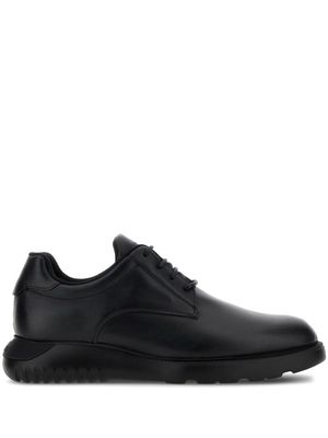 Hogan H600 leather derby shoes - Black