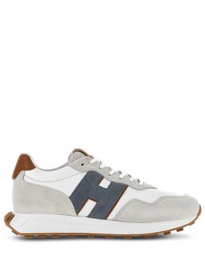 Hogan H601 lace-up suede sneakers - Grey