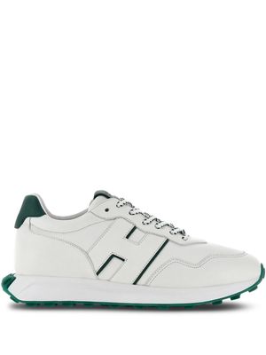 Hogan H601 lace-up suede sneakers - White