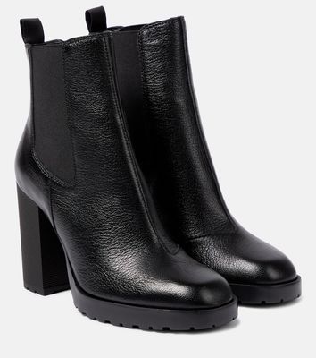 Hogan H623 leather Chelsea boots
