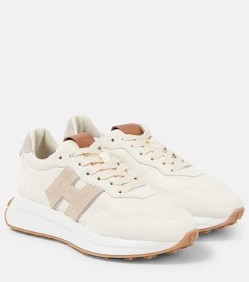 Hogan H641 suede and leather sneakers