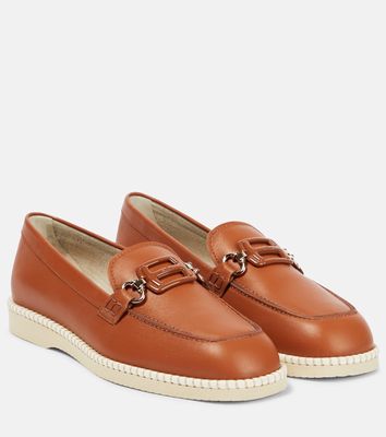 Hogan H642 leather loafers