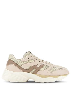 Hogan Hyperactive leather chunky sneakers - Neutrals