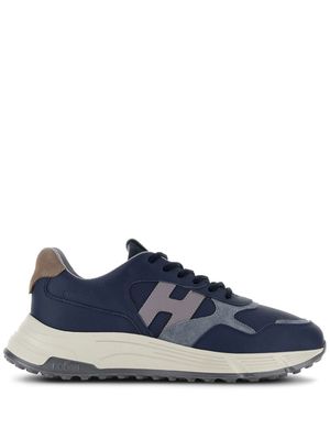 Hogan Hyperlight panelled leather sneakers - Blue