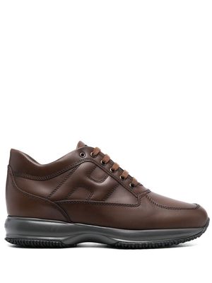 Hogan Interactive lace-up sneakers - Brown
