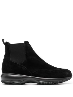 HOGAN Interactive leather chelsea boots - Black