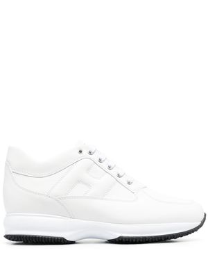 Hogan Interactive leather low-top sneakers - White