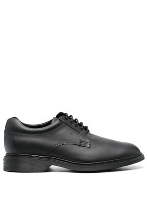 Hogan lace-up leather Derby shoes - Black