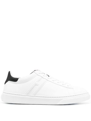 Hogan leather lo-top sneakers - White
