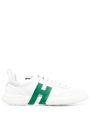 Hogan logo-print sneakers - White