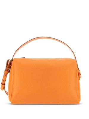 Hogan maxi H Plexi leather tote bag - Orange