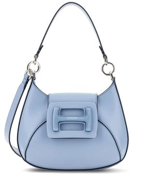 Hogan mini Hobo leather shoulder bag - Blue