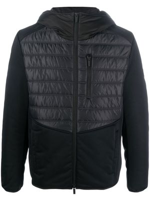 Hogan padded-panel hooded jacket - Black