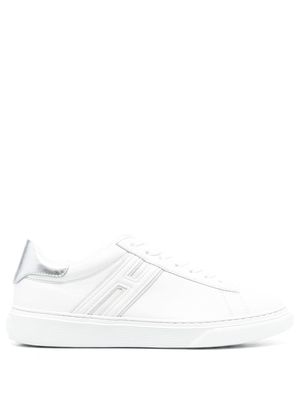 Hogan silver-detail low-top trainers - White