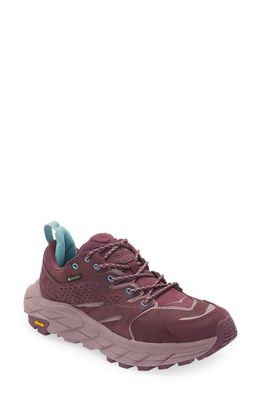 HOKA Anacapa Low Gore-TexÂ® Waterproof Hiking Shoe in Grape Wine /Elderberry