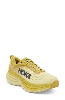 HOKA Bondi 8 Running Shoe in Golden Lichen /Celery Root