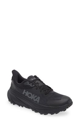 HOKA Challenger 7 Running Shoe in Black /Black