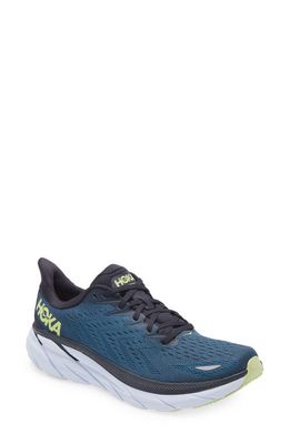 HOKA Clifton 8 Running Shoe in Blue Coral /Butterfly