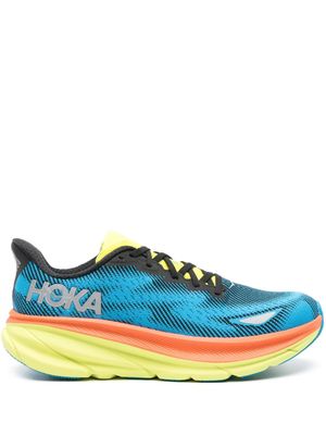 HOKA Clifton 9 GORE-TEX jacquard sneakers - Blue
