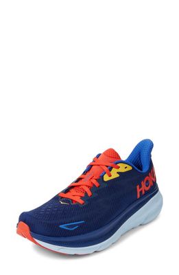 HOKA Clifton 9 Running Shoe in Bellwether Blue /Dazzling Blu