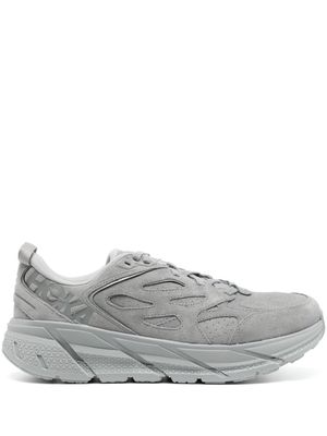 HOKA Clifton L suede sneakers - Grey