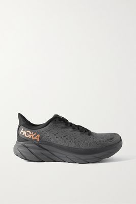 Hoka One One - Clifton 8 Mesh Sneakers - Gray