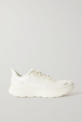 Hoka One One - Clifton 8 Mesh Sneakers - White
