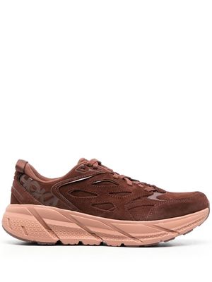 Hoka One One Clifton L panelled sneakers - Brown