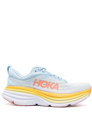 Hoka One One logo-patch low-top trainers - Blue