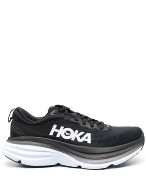 Hoka One One logo-print chunky-sole sneakers - Black