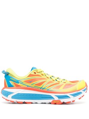 Hoka One One panelled-design low-top sneakers - Orange